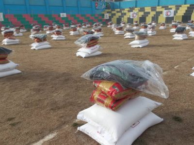 کمک‌‌ غذایی ترکیه به صدها خانواده عودت‌کننده در بادغیس