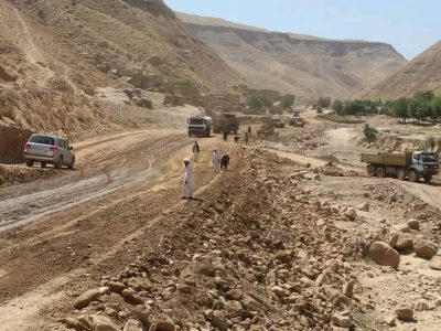 امضای قرار داد کار آسفالت بخش از سرک حلقوی قیصار- لامان