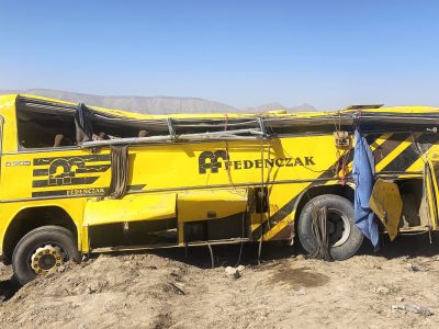 رویداد ترافیکی در بادغیس نُه کشته و ۳۵ زخمی برجای گذاشت