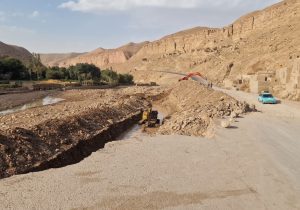 آغاز اجرای پروژه دیوار گابیونی به ارزش بیش از ۳۱ میلیون افغانی در بادغیس