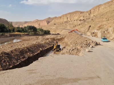 آغاز اجرای پروژه دیوار گابیونی به ارزش بیش از ۳۱ میلیون افغانی در بادغیس